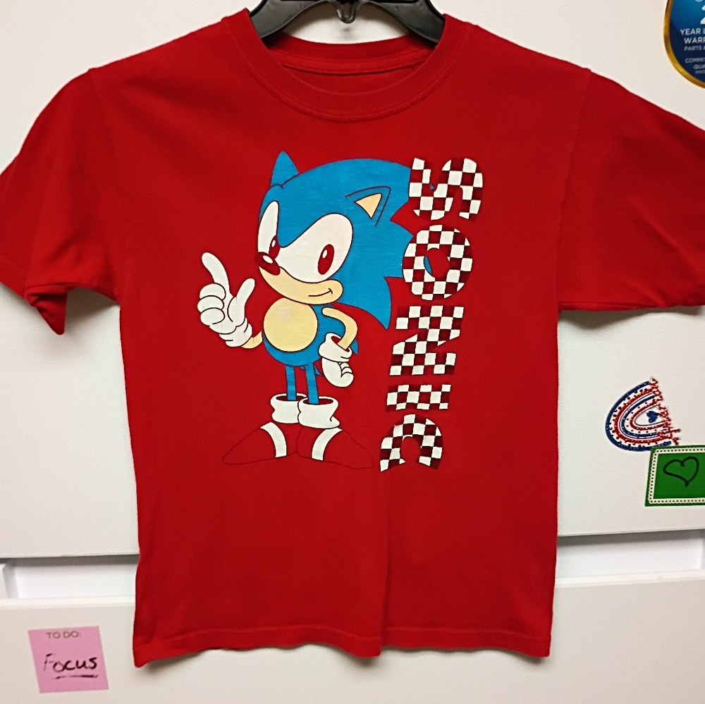 Sonic the Hedgehog Kids Red Graphic Tee
